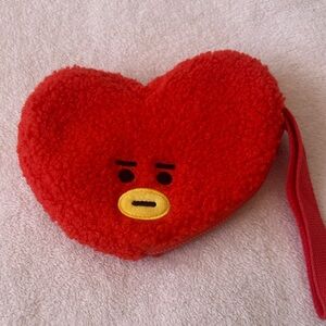 Line Friends BT21 Tata Pouch | Coin Wallet | BTS | Bangtan | KPOP | Heart | Cute
